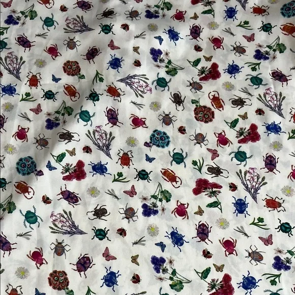 Koch Insect Floral Ruffle Sleeve Blouse - Picture 10 of 12